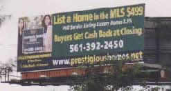 Prestigious Homes Billboard